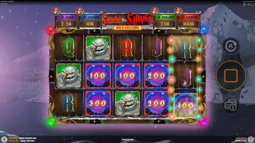 Santa the Slayer slot screenshot 2