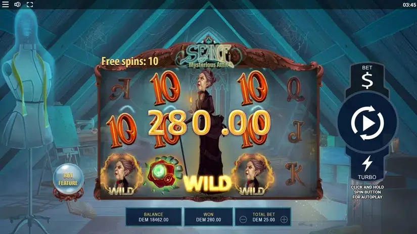 Seance: Mysterious Attic slot screenshot 4