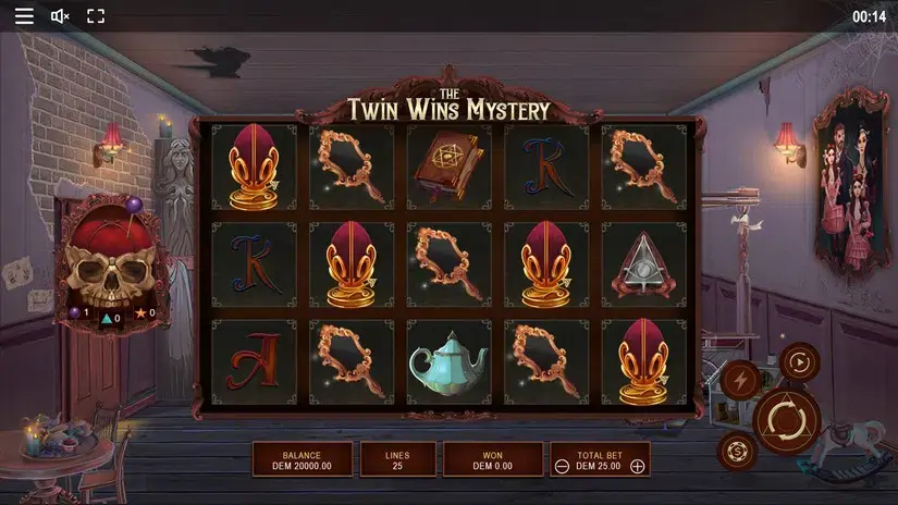 The Twin Wins Mystery slot screenshot 