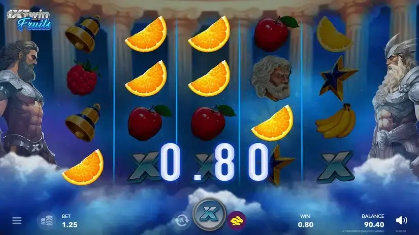 1X Twin Fruits slot screenshot 3
