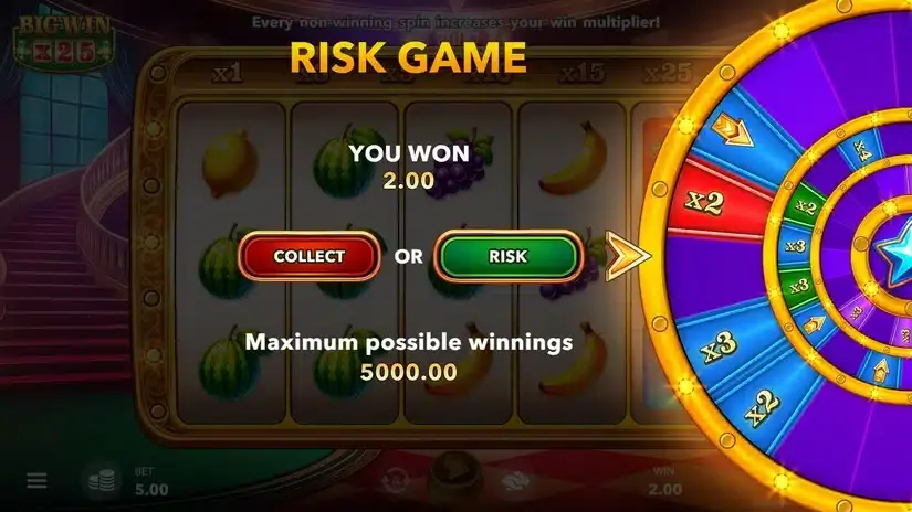 Big Win x25 slot screenshot 3