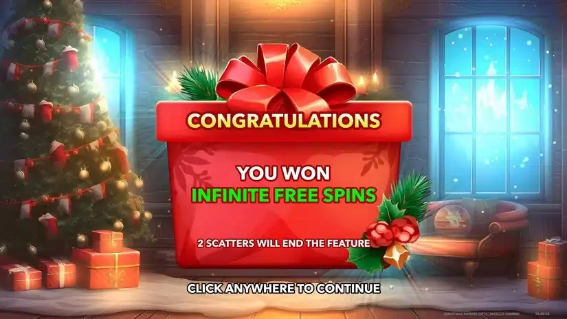 Christmas Infinite Gifts slot screenshot 4