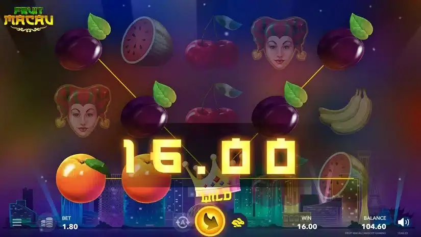 Fruit Macau slot screenshot 3