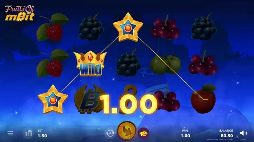 Fruits of Mbit slot screenshot 