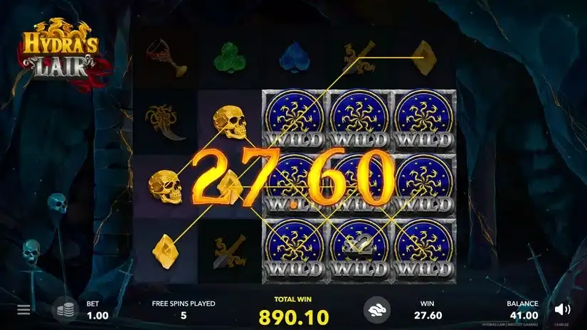 Hydra’s Lair slot screenshot 4