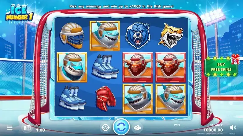 Ice Number One slot screenshot 1