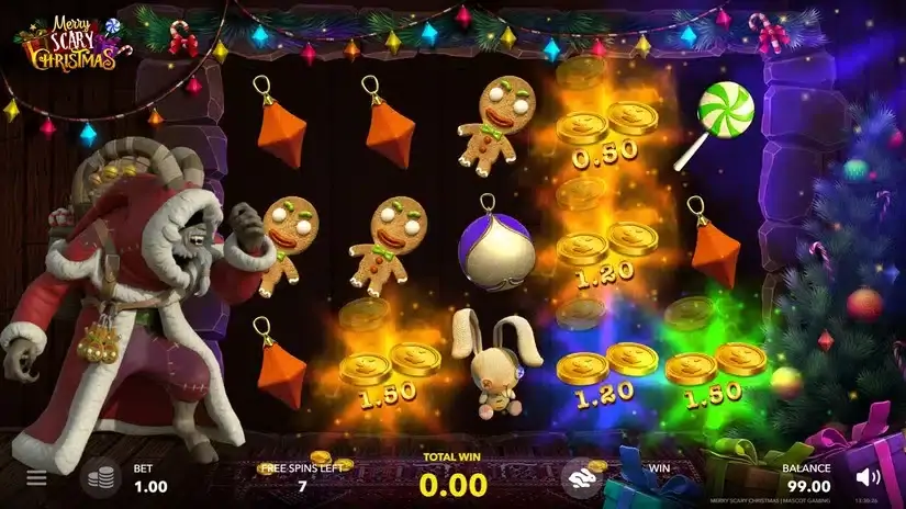 Merry Scary Christmas slot screenshot 