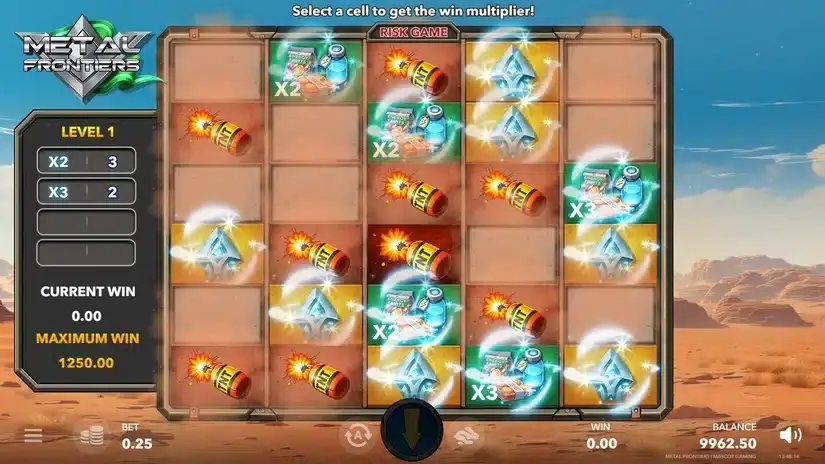 Metal Frontiers slot screenshot 5