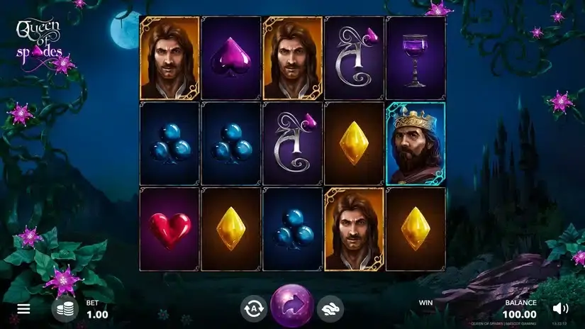 Queen of Spades slot screenshot 1