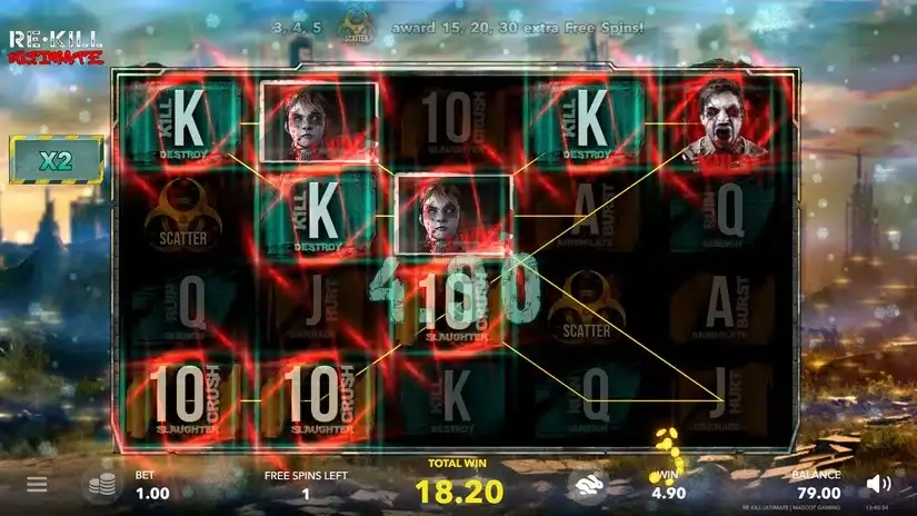 Re Kill Ultimate slot screenshot 4