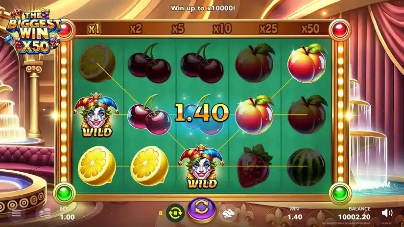 The Biggest Win x50 slot screenshot 3