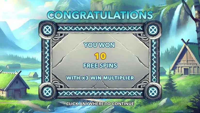 The Myth Deluxe slot screenshot 2