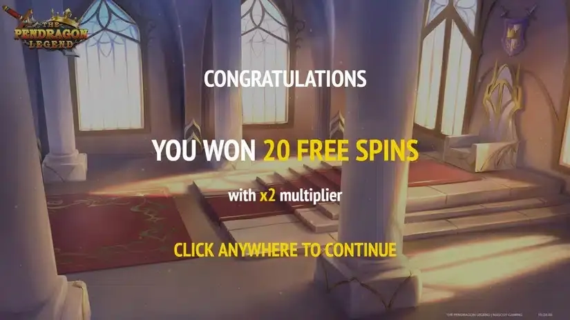 The Pendragon Legend slot screenshot 2