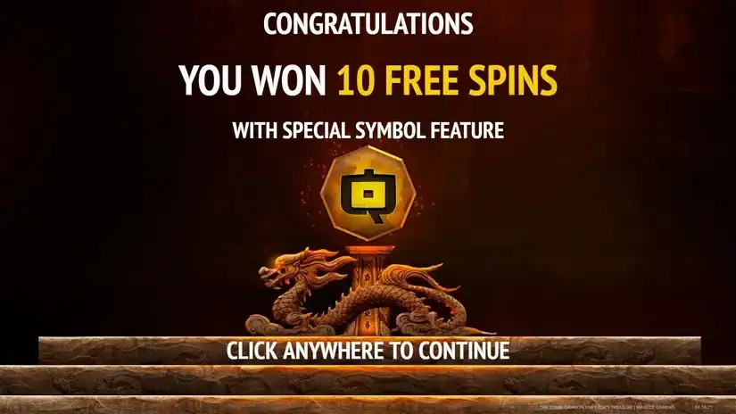 The Tomb slot screenshot 2