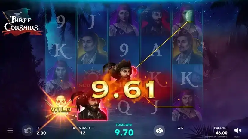 Three Corsairs slot screenshot 5