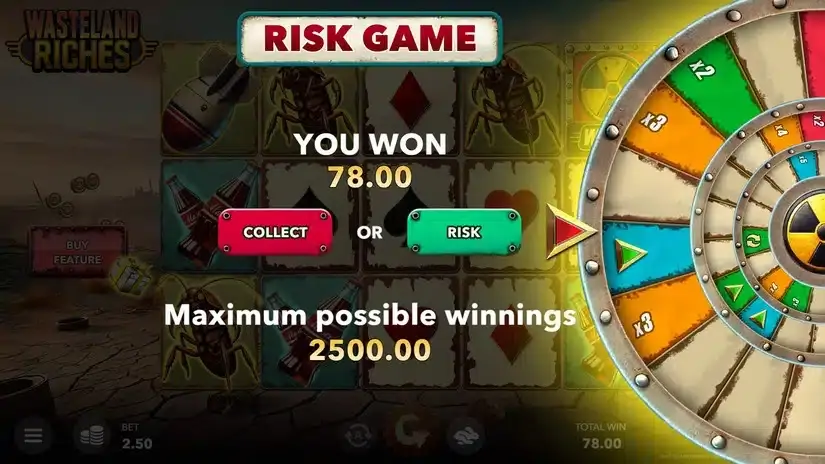 Wasteland Riches slot screenshot 5
