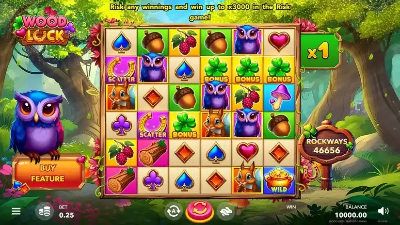 Wood Luck slot screenshot 1