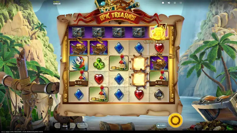 Epic Treasure slot screenshot 2