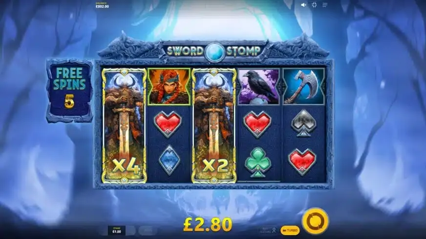 Sword Stomp slot screenshot 4