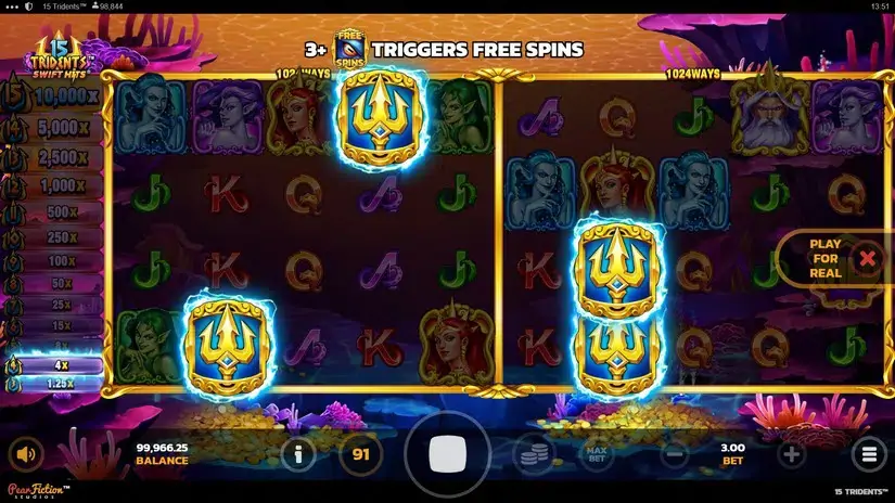 15 Tridents slot screenshot 