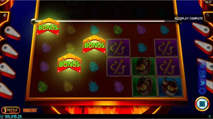 3 Devils Pinball slot screenshot 4