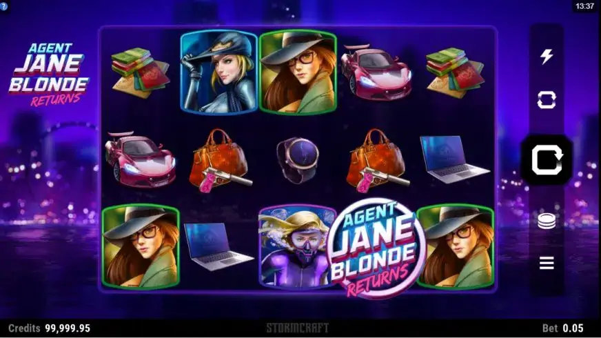 Agent Jane Blonde Returns slot screenshot 