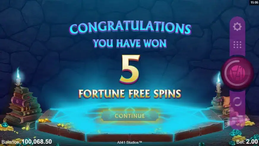 Alchemy Fortunes slot screenshot 2