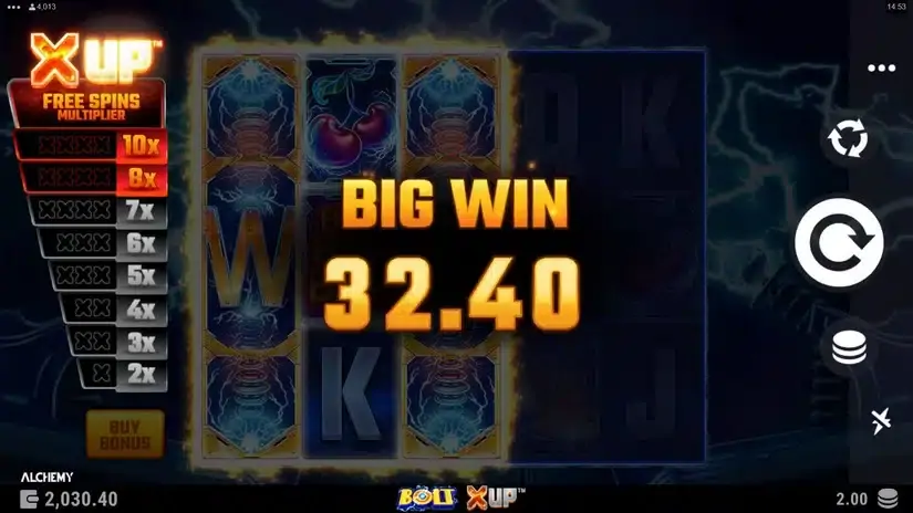 Bolt X UP slot screenshot 3