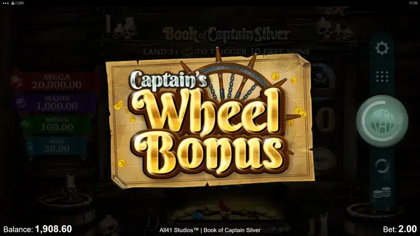 Book of Captain Silver slot screenshot 4