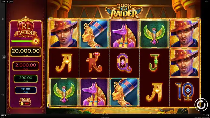 Book of Raider slot screenshot 1
