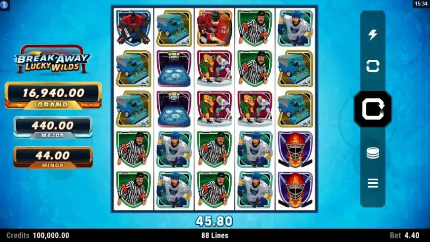 Break Away Lucky Wilds slot screenshot 1