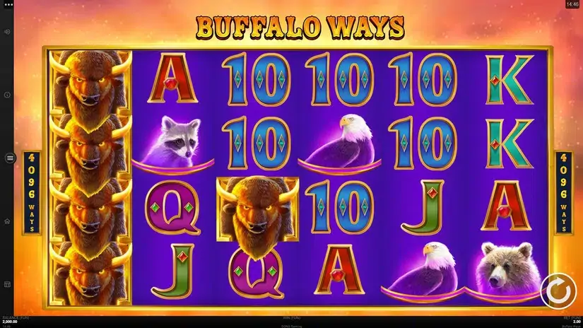 Buffalo Ways slot screenshot 