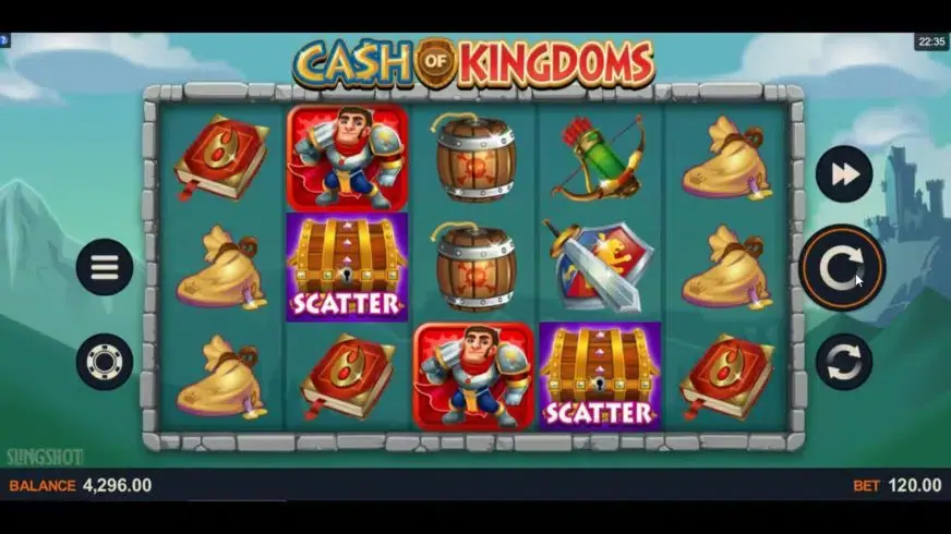 Cash of Kingdoms slot screenshot 2