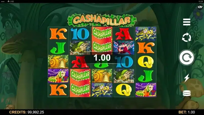 Cashapillar slot screenshot 2