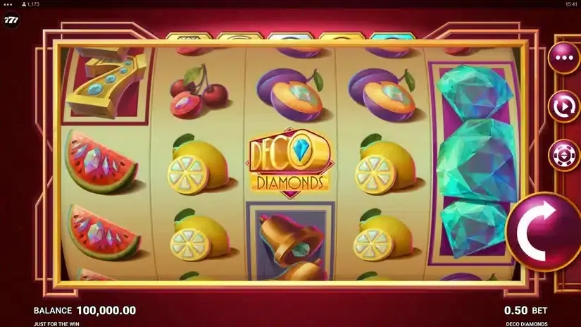 Deco Diamonds slot screenshot 1