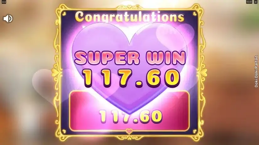 Doki Doki Parfait slot screenshot 