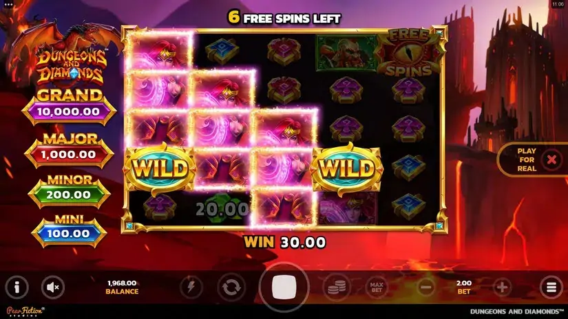 Dungeons and Diamonds slot screenshot 6