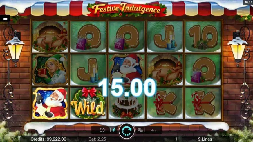 Festive Indulgence slot screenshot 2