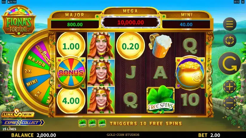 Fiona’s Fortune slot screenshot 1