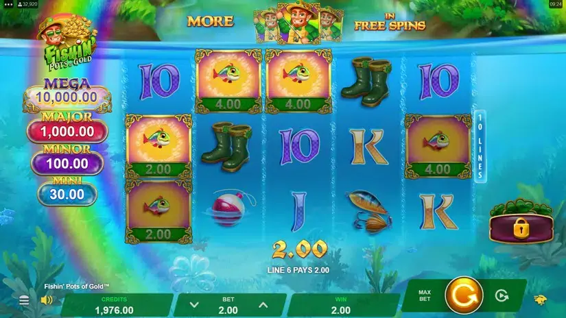 Fishin’ Pots Of Gold slot screenshot 2