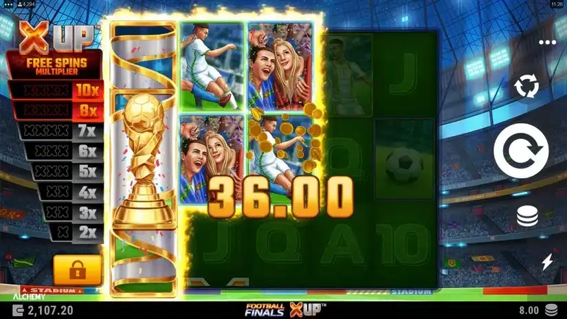 Football Finals X UP slot screenshot 3