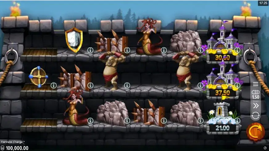 Fortress Charge slot screenshot 1