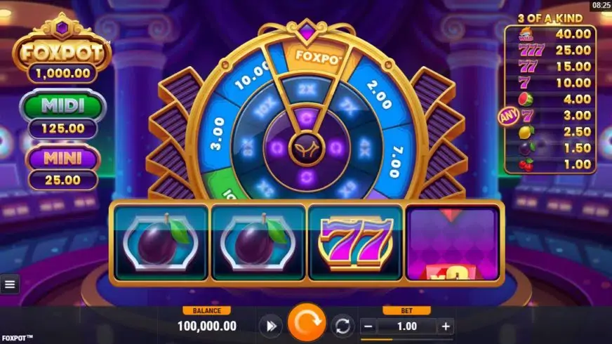 Foxpot slot screenshot 1