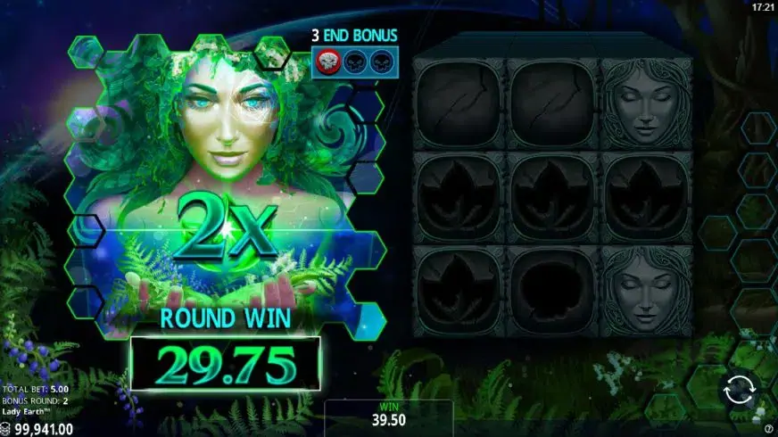 Lady Earth slot screenshot 6