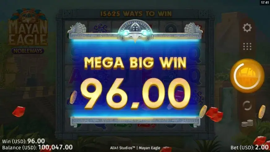 Mayan Eagle slot screenshot 3