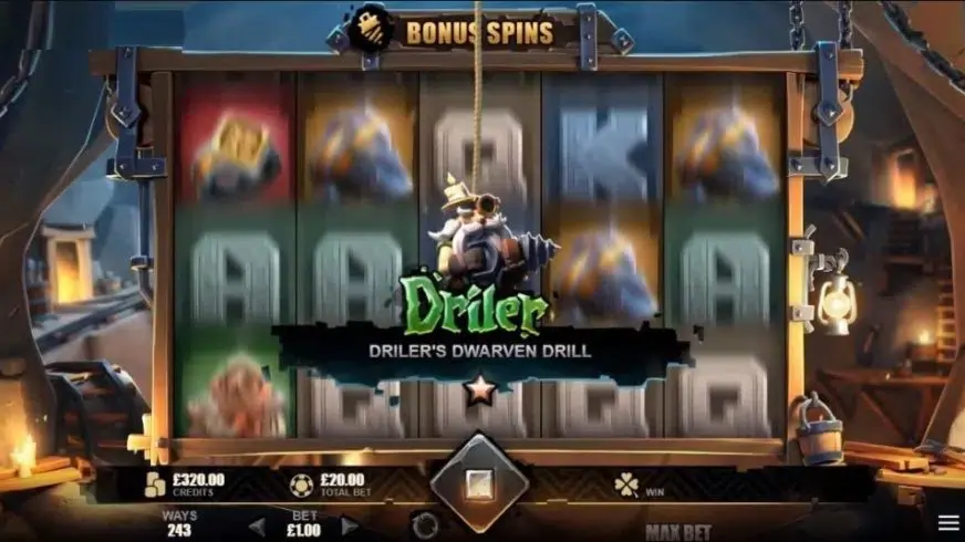 Mining Fever slot screenshot 2