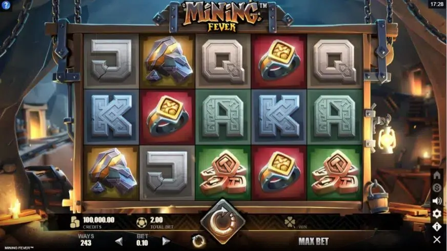 Mining Fever slot screenshot 1