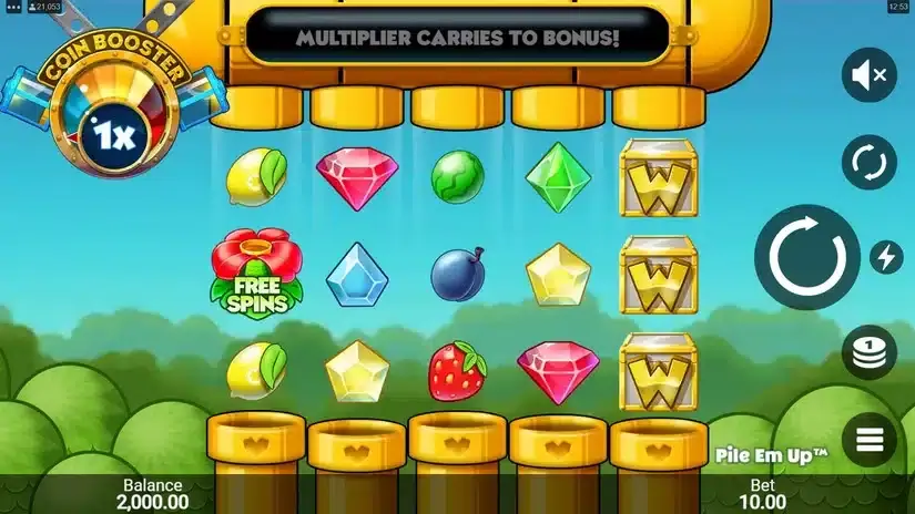 Pile ‘Em Up slot screenshot 