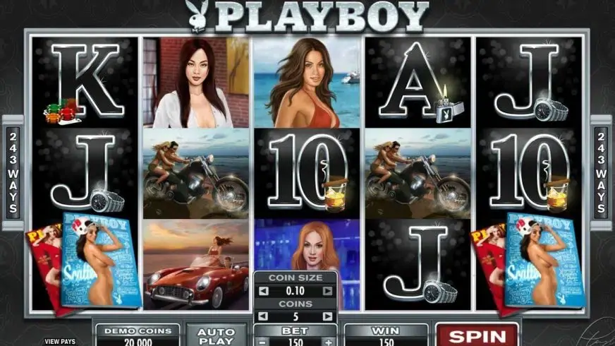 Playboy slot screenshot 