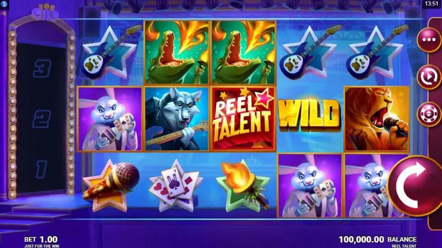 Reel Talent slot screenshot 